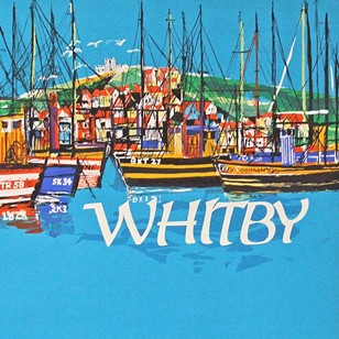1960S Whitby Travel Poster